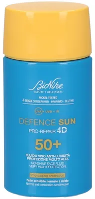 Productafbeelding van Defence Sun 50+ Vloeistof Voor Het Gezicht, Tegen Glans, 50 Ml