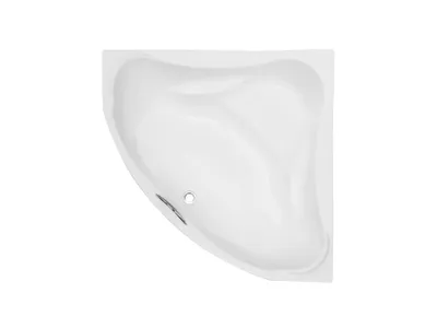 Produktbild von Badewanne Eckbadewanne 134x134 mit AcrylSchürze, Ablaufgarnitur & Füßen GRATIS | Komplettset 4in1 Original Acryl Wanne Siphon | BADLAND EWA