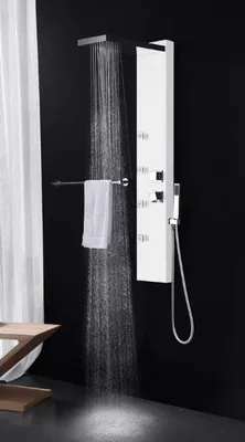 Produktbild von Duschpaneel DP-043 (weiß)