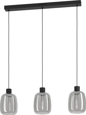 Produktbild von EGLO connect.z Smart-Home LED Pendelleuchte Molochio-Z, Hängelampe 3-flammig, ZigBee, App und Sprachsteuerung Alexa, RGB, dimmbar