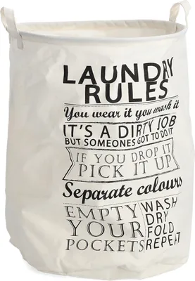 Obrázek produktu pro ZELLER Laundry Rules, 38x48 cm, 54 l