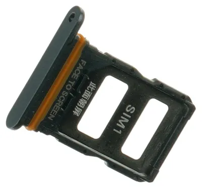 Produktbild von Xiaomi Mi 12 lite (2203129G) Sim Karten Halter Tray Fach, Schwarz