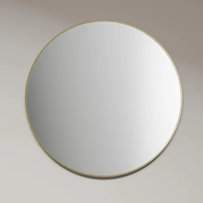 Zdjęcie produktu dla Okr?g?e lustro Talos Picasso z?ote Ø 60 cm - z wysokiej jako?ci aluminiow? ram? zapewniaj?c? stylow? atmosfer? - idealne okr?g?e lustro ?azienkowe, które ??czy w sobie elegancj? i funkcjonalno??