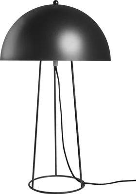 Zdjęcie produktu dla BELIANI Lampa stołowa czarna metalowy klosz oraz podstawa 52 cm lampka biurkowa oświetlenie sypialnia salon