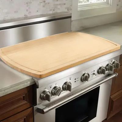 Obrázek produktu pro Omgoods – Bambusové krytky na sporáky (elektrické i plynové), rozměry 76,2 x 56 cm