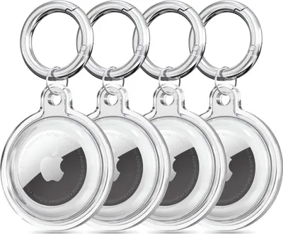Produktbild von Tech-Protect case Icon Apple AirTag 4pcs, transparent