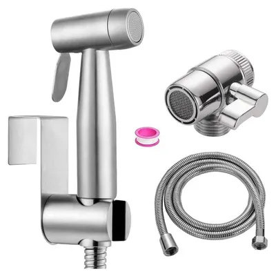 Produktbild von Edelstahl-Handbrause für Bidet mit Seifenspender