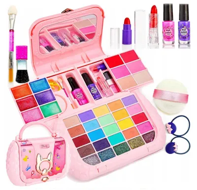 Immagine prodotto di Lebula, set da trucco per bambini, valigetta con cosmetici e smalti per unghie, grande