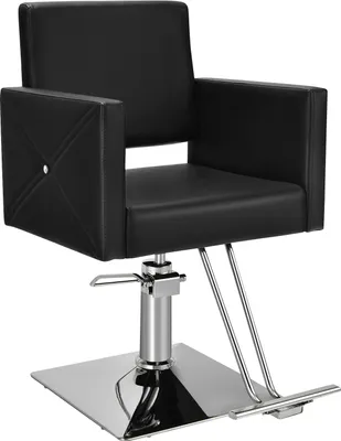 Produktbild von COSTWAY Friseurstuhl höhenverstellbar, Friseursessel mit hydraulischer Pumpe, 360° drehbar, Barberstuhl mit Fußstütze, Barbersessel