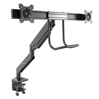Immagine prodotto di StarTech.com ARMSLIMDUAL2USB3 supporto da tavolo per Tv a schermo piatto 81,3 cm (32") Nero