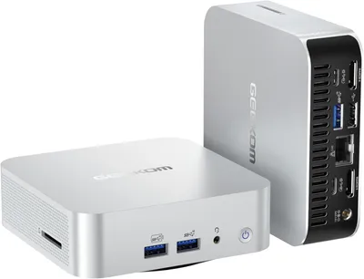 Obrázok produktu pre GEEKOM A7 Mini PC, AMD Ryzen 5 7535HS Mini PC Windows 11 Pro (8 jadier 16 vlákien, do 5,2 GHz) 16 GB DDR5 1 TB SSD Mini počítač | BT5.2 | Wi-Fi 6E |