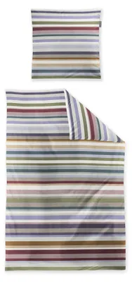 Produktbild von irisette Bettwäsche WAVE Mako-Satin BL 155x220 cm bunt Bettbezug