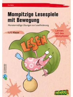 Immagine prodotto di Mompitzige Lesespiele mit Bewegung
