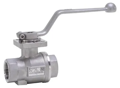 Obrázok produktu pre Závitový guľový ventil BEE, 87E-DVGW-G, 1/2", vnútorný závit/vnútorný závit, PN16, nerezová oceľ, 1 ks.