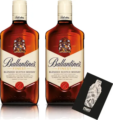 Produktbild von Ballantines 2er Set finest blended Scotch Whisky 2x 0,7L (40% Vol) Product of Scotland- [Enthält Sulfite]
