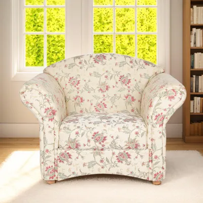 Image de Fauteuil rembourré Loretta, env. 110 x 84 x 84 cm – motif floral
