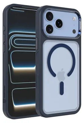 Productafbeelding van Tactische achterkantbescherming MagForce Hyperstealth 3.0 voor iPhone 17 Pro Max/18 Pro Max, diepblauw