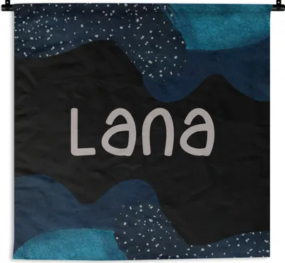 Produktbild von MuchoWow® Wandteppich Wandbehang Lana - Pastell - Mädchen 150x150 cm Tapisserie Dekoration Wandtuch - Wohnaccessoires - Modernes