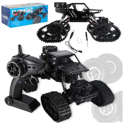 Image de RC Rock Crawler 4x4 voiture télécommandée LHC012 voiture 2-en-1 noir