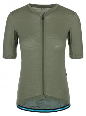 Zdjęcie produktu dla Damska koszulka kolarska Kilpi MEARIL-W, KHAKI, rozmiar 42