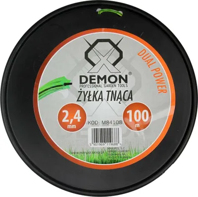 Obrázek produktu pro DEMON Struna zesílená, hvězdicový profil, 100m, 2,4mm M84108