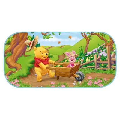 Produktbild von WINNIE POOH Heckscheiben-Sonnenblende 80x40 cm - 1 Stück.