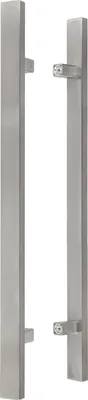 Obrázok produktu pre KOTARBAU® Vonkajšie kovanie na dvere Obojstranná nerezová oceľ INOX 90° kľučka na vchodové dvere 1200x1600 mm