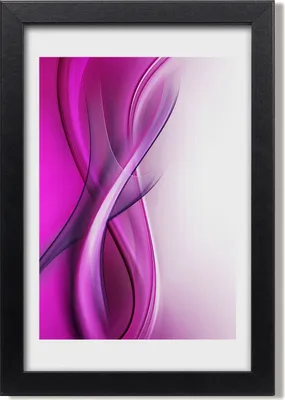 Produktbild von Bild 20x30 MDF-Rahmen, Wandkunst Wellen Hintergrund