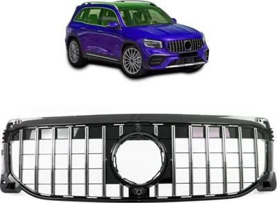 Produktbild von Kühlergrill Chrom passt passend für Mercedes GLB X247 ohne AMG Sport-Panamericana GT