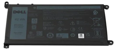 Zdjęcie produktu dla Bateria do laptopa Dell - litowo-jonowa - 42 Wh