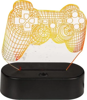 Immagine prodotto di luce 3D, controller di gioco, con 6 LED