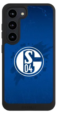 Produktbild von NIVOCASE Handyhülle für Samsung Galaxy S23  Hülle NIVOpure Case Schwarz FC Schalke 04 Offizielles Lizenzprodukt