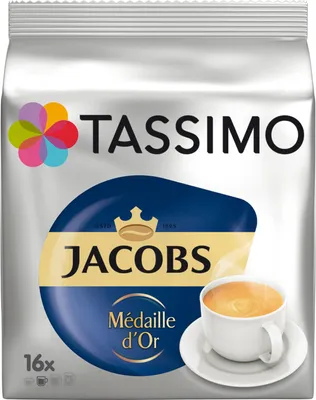 Produktbild von Tassimo® Jacobs Médaille d'Or, Kaffee, 16 Kapseln, =16 Getränke