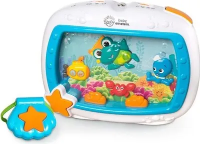 Obrázek produktu pro Baby Einstein Sea Dreams Soother Noční světlo, 25 min. Nastavení světla a zvuku, upevnění k posteli, dálkové ovládání