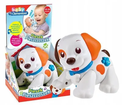 Produktbild von Clementoni Interaktiver Schmusehund für Kinder 10-36 Monate, singt