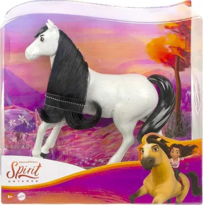 Immagine prodotto di Mattel GXF02 Dreamworks SPIRIT untamed Pferd cavallo da tiro americano weiß