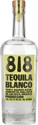 818 テキーラ Blanco 100% Agave Azul 818 Tequila Blanco 70cl