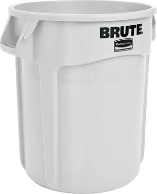 Image de Poubelle Rubbermaid Brute blanche 75,7 L