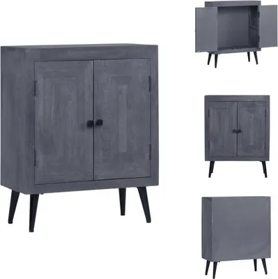 Produktbild von vidaXL Sideboard Massiv Mangoholz 60 x 30 x 76 cm -  Sideboards