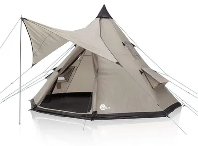 Image de Tente tipi Numana 400 - Pour 4 à 6 personnes - Beige gris
