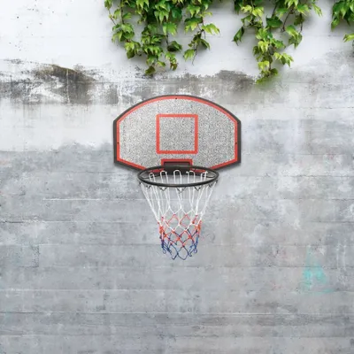 Produktbild von HOMMIE Basketballkorb Schwarz 71x45x2cm Polyethylen Promotion945547 - Funsportartikel
