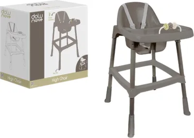 Produktbild von DOLU grauer Deluxe-Fütterungsstuhl 7566 75666
