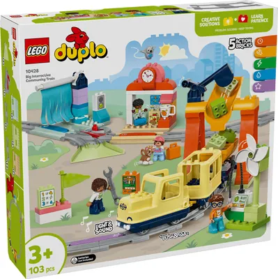 Produktbild von LEGO® DUPLO 10428 Große interaktive Eisenbahn