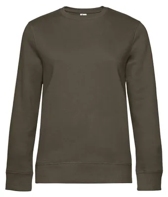 Immagine prodotto di B&C - Felpa girocollo "Königin", modello da donna FK159 (taglia M), colore kaki