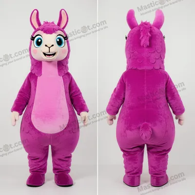 Produktbild von Magenta MASTICOT Runder Lama-Maskottchen