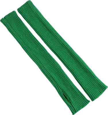 Produktbild von Gestrickte Steg-Beinstulpen, Damen-Yogasocken, Kniestrümpfe, gerippte Winter-Beinstulpen für Mädchen, Gymnastik, Fitness, Tanz, Ballett