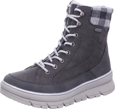 Produktbild von Jana  Damenschuhe Stiefel Schnürer Grau Freizeit, Schuhgröße:37 EU