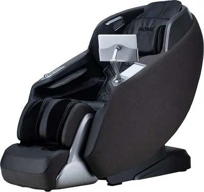 Produktbild von HOME DELUXE Massagesessel ALVINA mit Premium Webstoffpolsterung Schwarz 157 x 76,7 x 116 cm | 4D Massagetechnologie, 24 Massageprogramme, Wärmefunktion