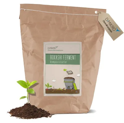 Bokashi-Ferment, getrocknet, 2 kg – Kompoststarter für Eimer