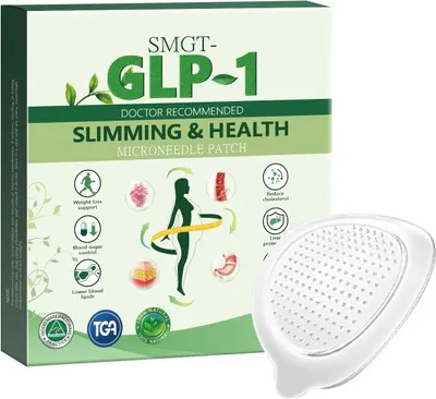 Produktbild von 1 Nanos Mikronadeln-Patch, langlebig, Glp-1 Microneedlepatch, ultradünn, sanfte Mikronadeln, schmerzlos, für Männer und Frauen